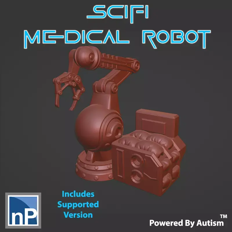 Modern Marvels - Cyberpunk-SciFi Medical Robot Free 3D print model