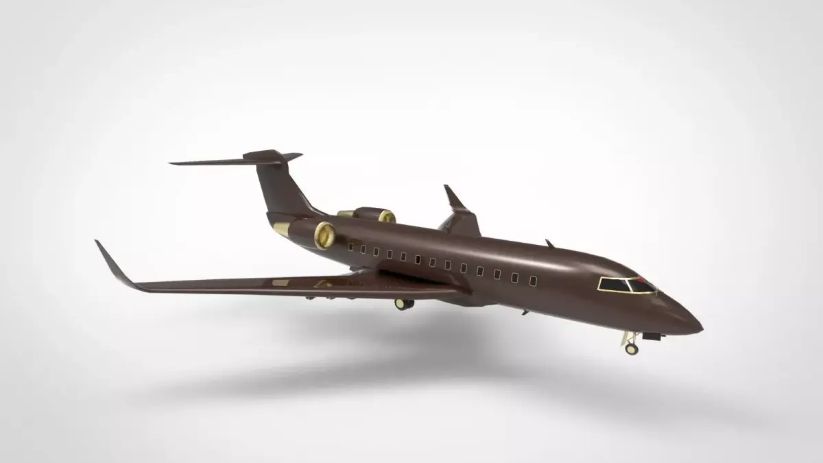 Gulfstream G650 Jet 3D model