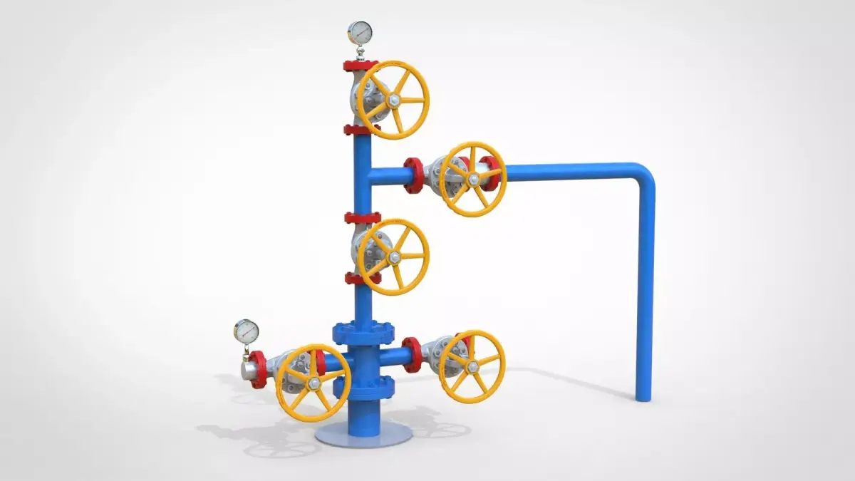 Bore system 3D model