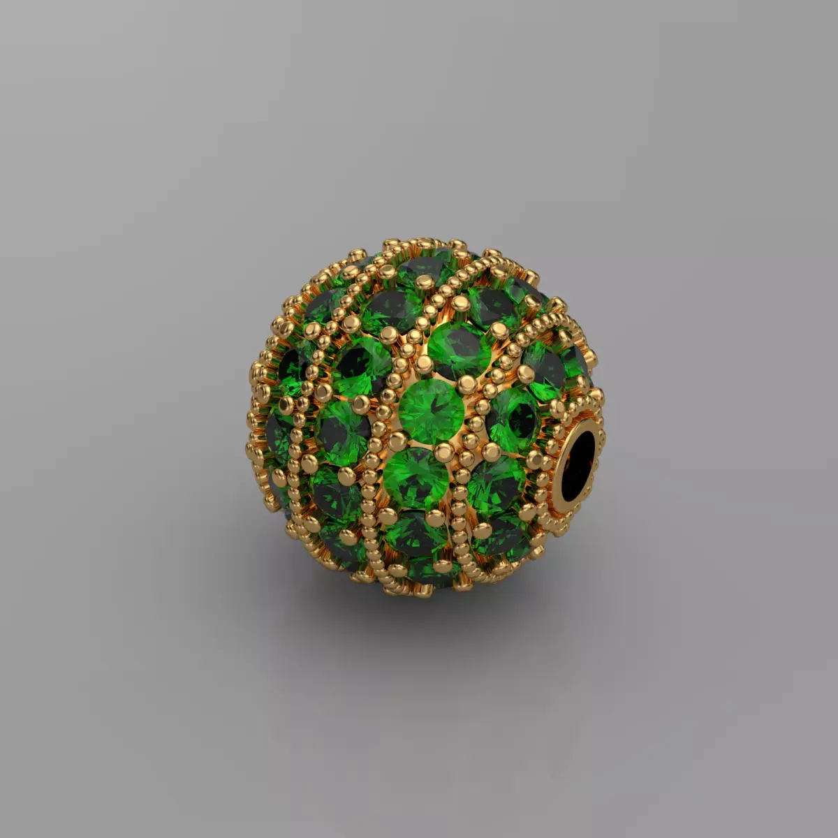 Fireball Charm 3D model
