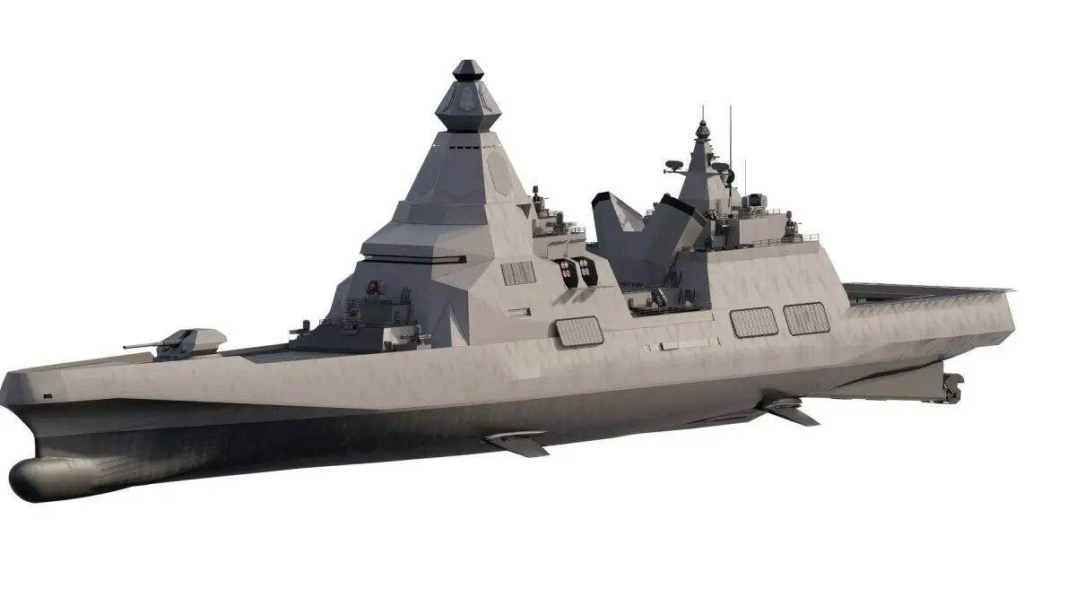 US NAVY DETAILED MODERN DESTROYER 3D model