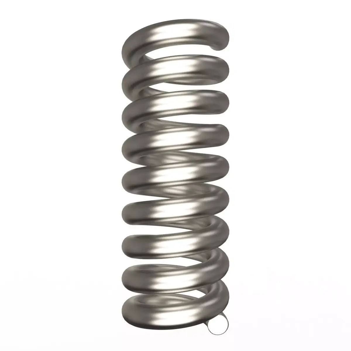 Coil Spring Low-poly 3D model