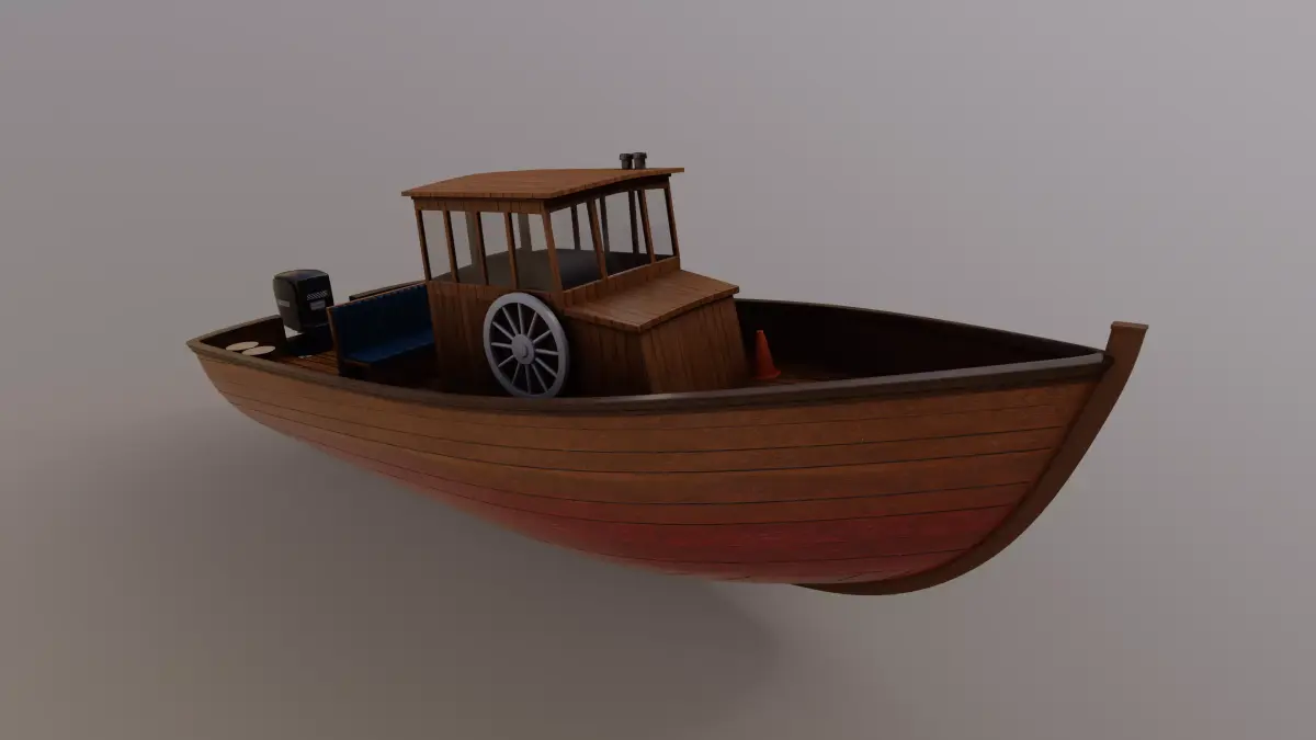 Motorboat 3D model