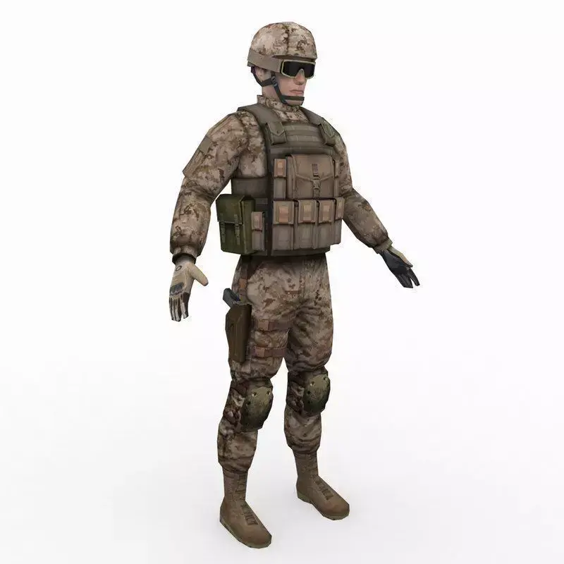 US Army Delta Force 3D model