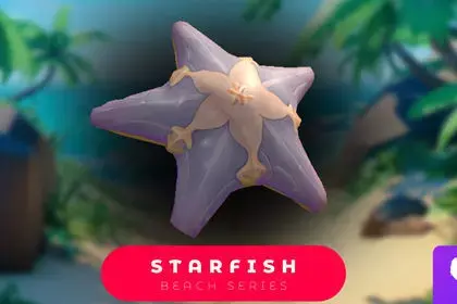 Cartoon Starfish Low-poly 3D model