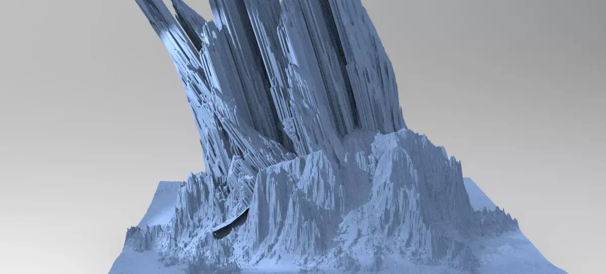 Claw Mountain alien 4  3D model