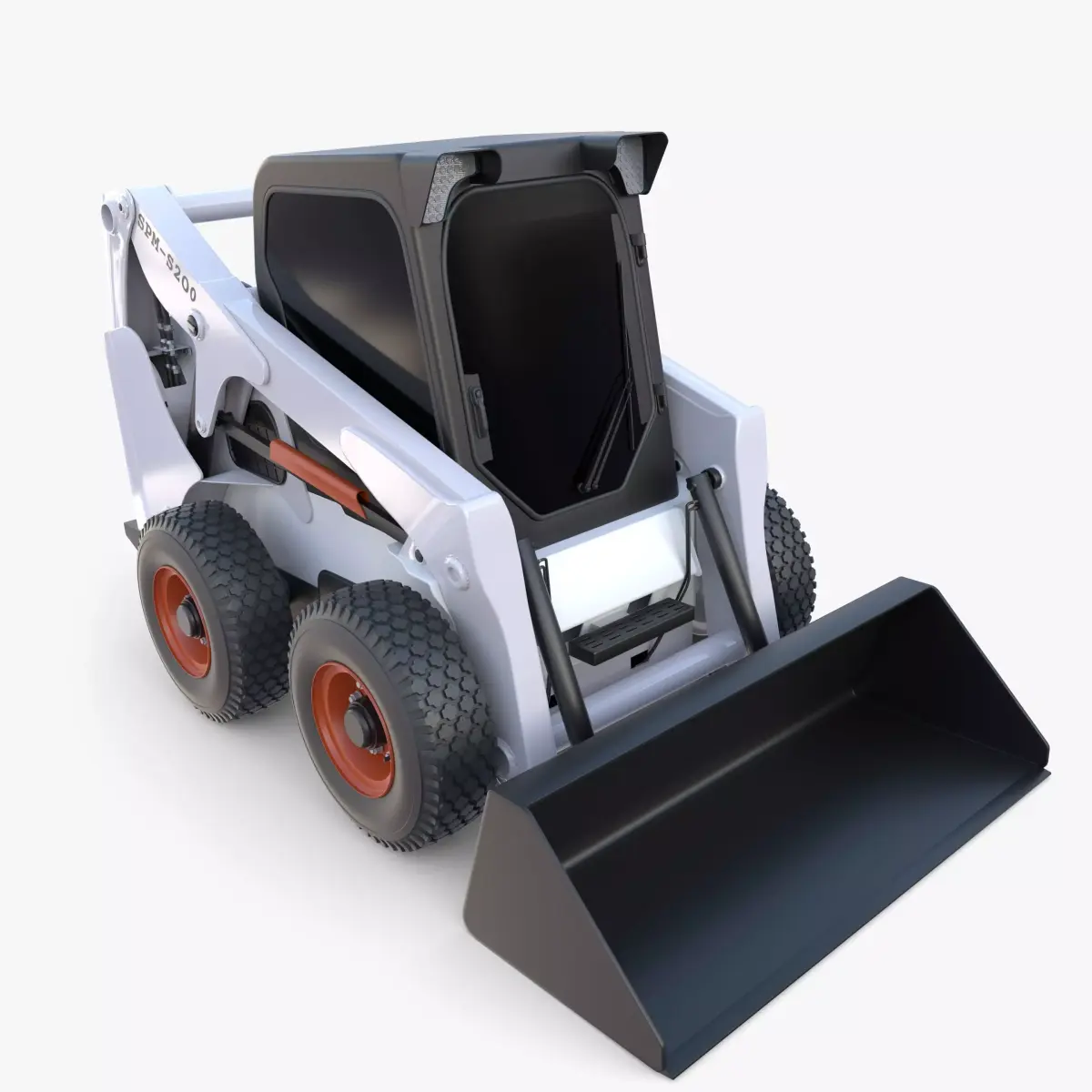 Skid steer loader V3 3D model