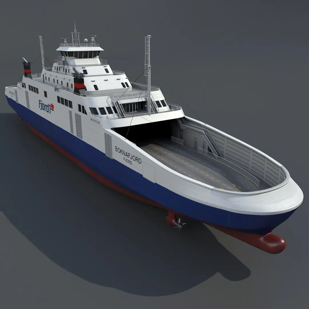 Ship LNG Ferry 3D model