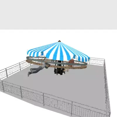 ombak banyu pasar malam 3D model