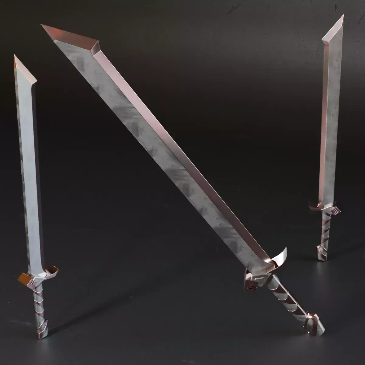 Mk Basemesh Sword 40 Free 3D model