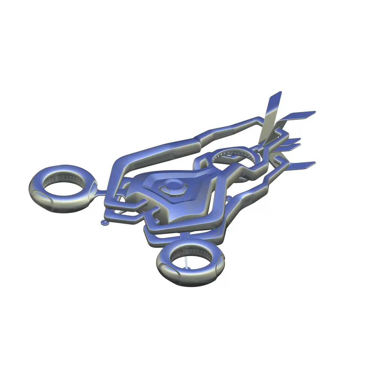 DRONE CONCEPT Low-poly 3D model