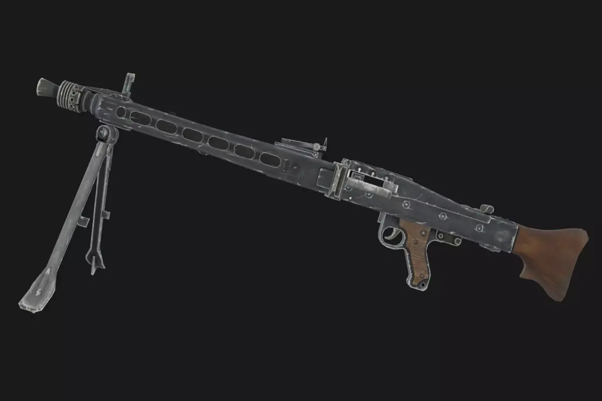 MG 42  Low-poly 3D model