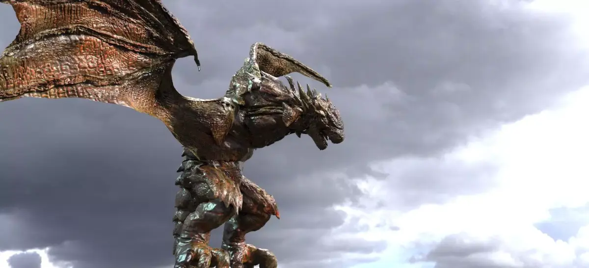 Jurassic Dragon Hammer Tail 3D model