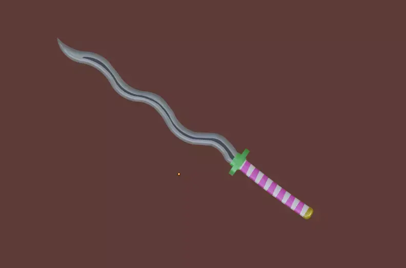 Obanai Sword 3D model
