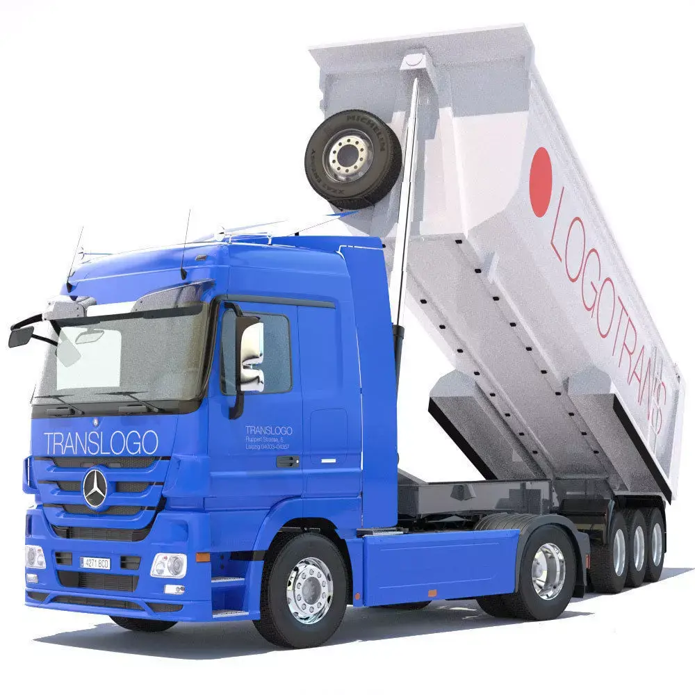 Mercedes Actros Dump Truck 3D model