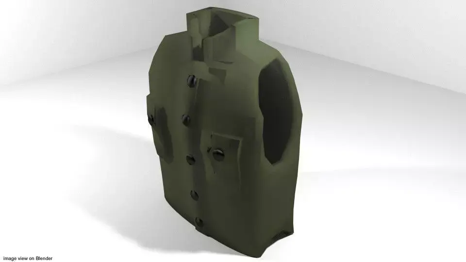 Armour Vest - Type 2 3D model