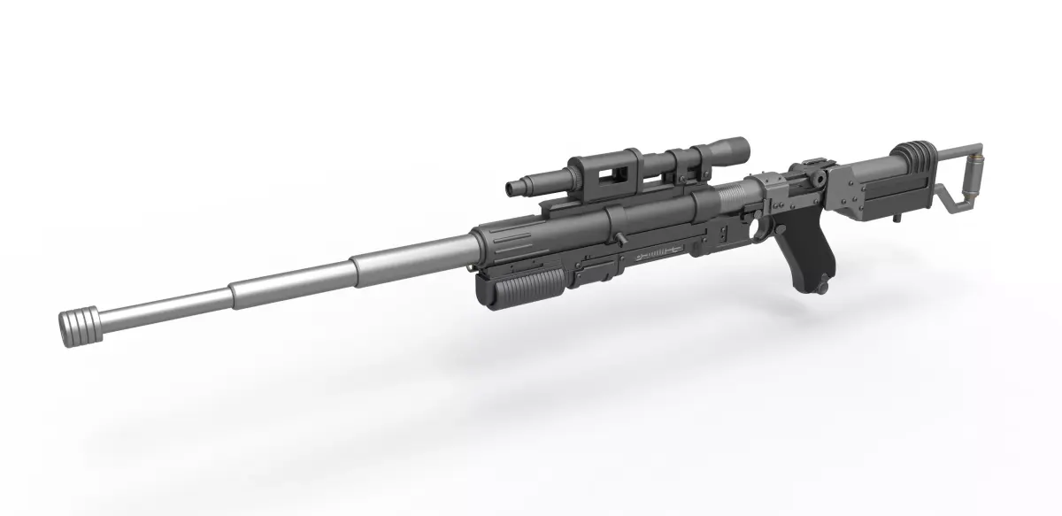 Blaster rifle A-180 from Star Wars 3D model