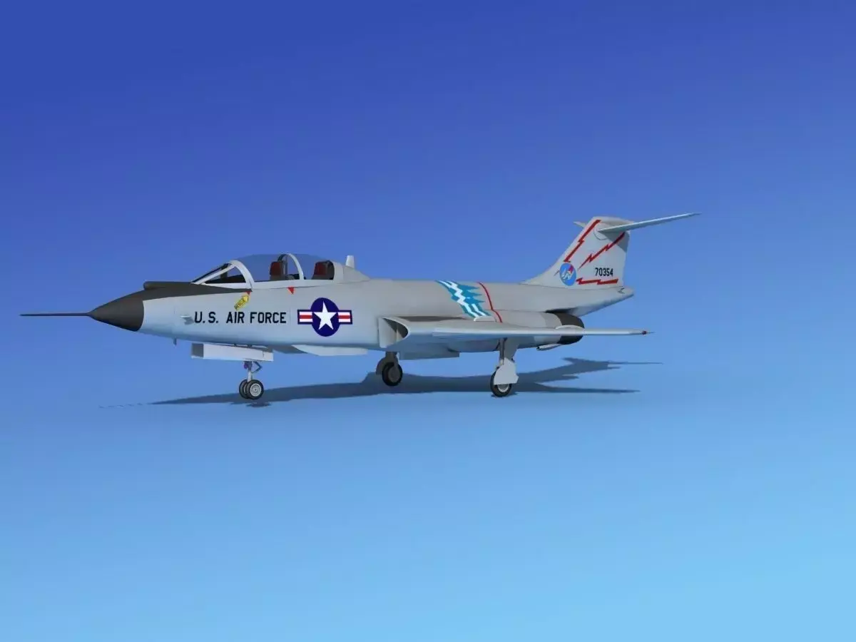 McDonnell F-101B Voodoo V04 3D model