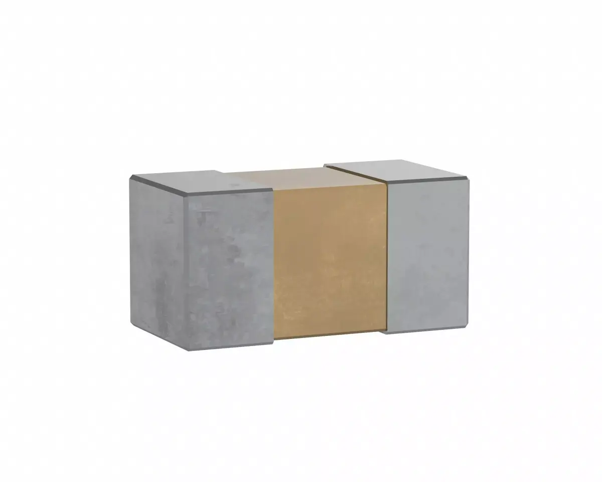Ceramic SMD Capacitor 0201 Low-poly 3D model