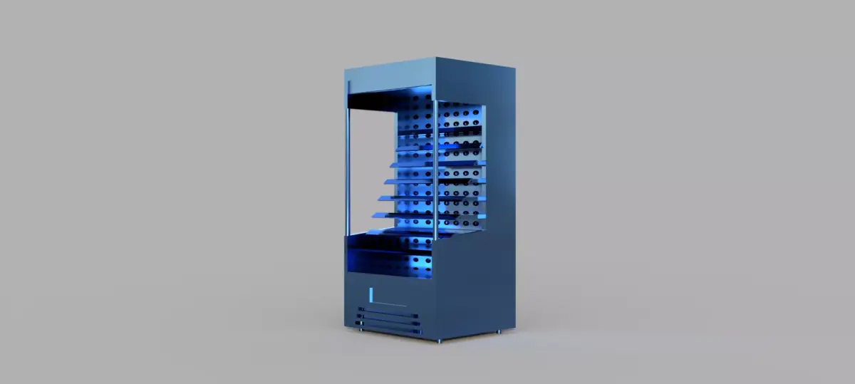 Teka Cool Easy-Shelf 100 Open Front Cooler 3D print model