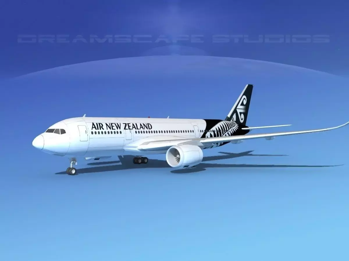 Airbus A350-800 Air New Zealand 3D model