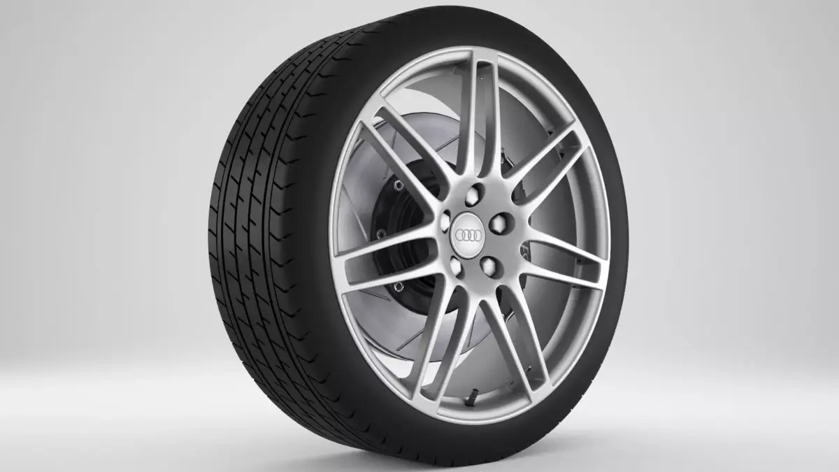 Audi RS4 Rim 3D model