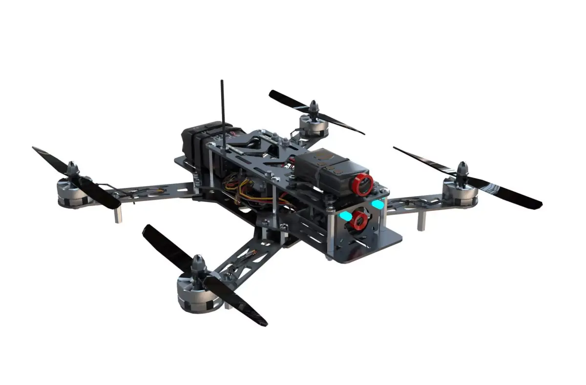 Racing Quadcopter drone FPV 3d model 3D model