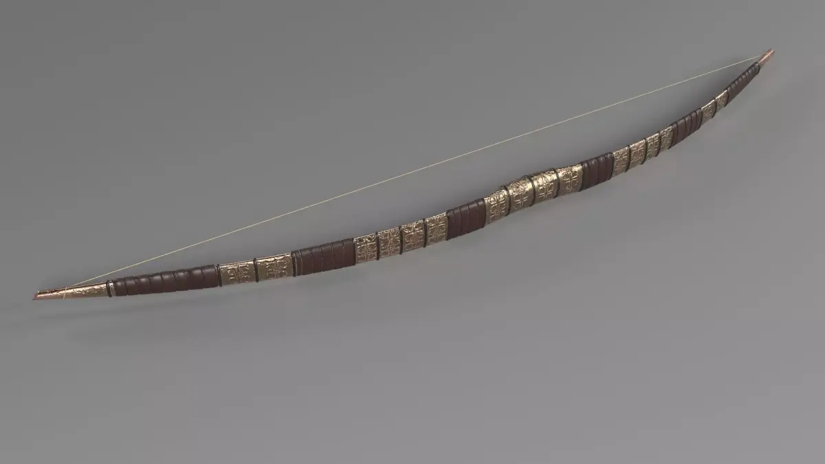 PHOTOREALISTIC HISTORICAL BOW 3D model