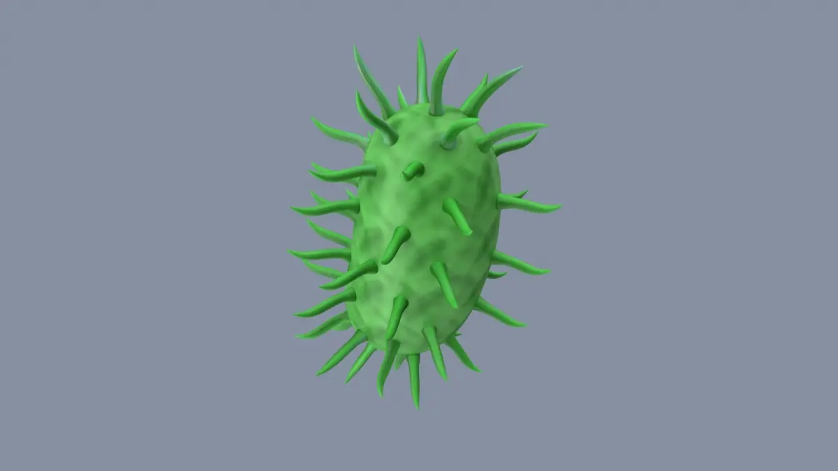 Virus Cell Stylized 3D model