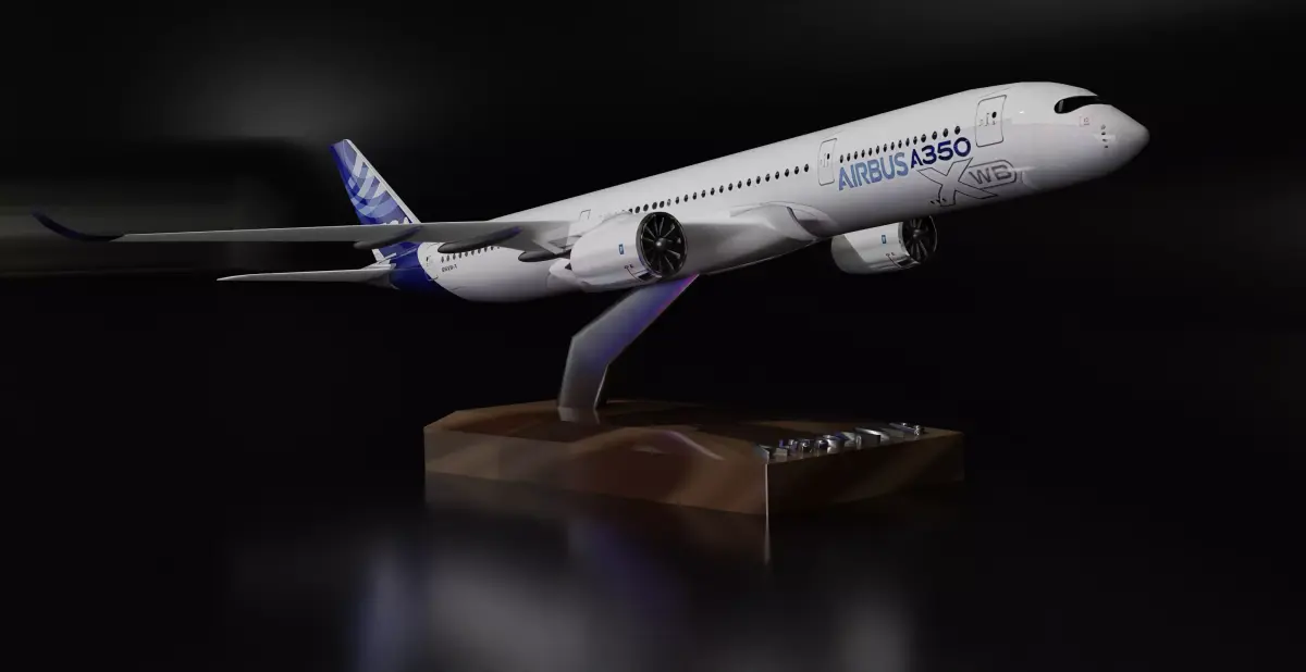 A 350 XWB model Low-poly 3D model