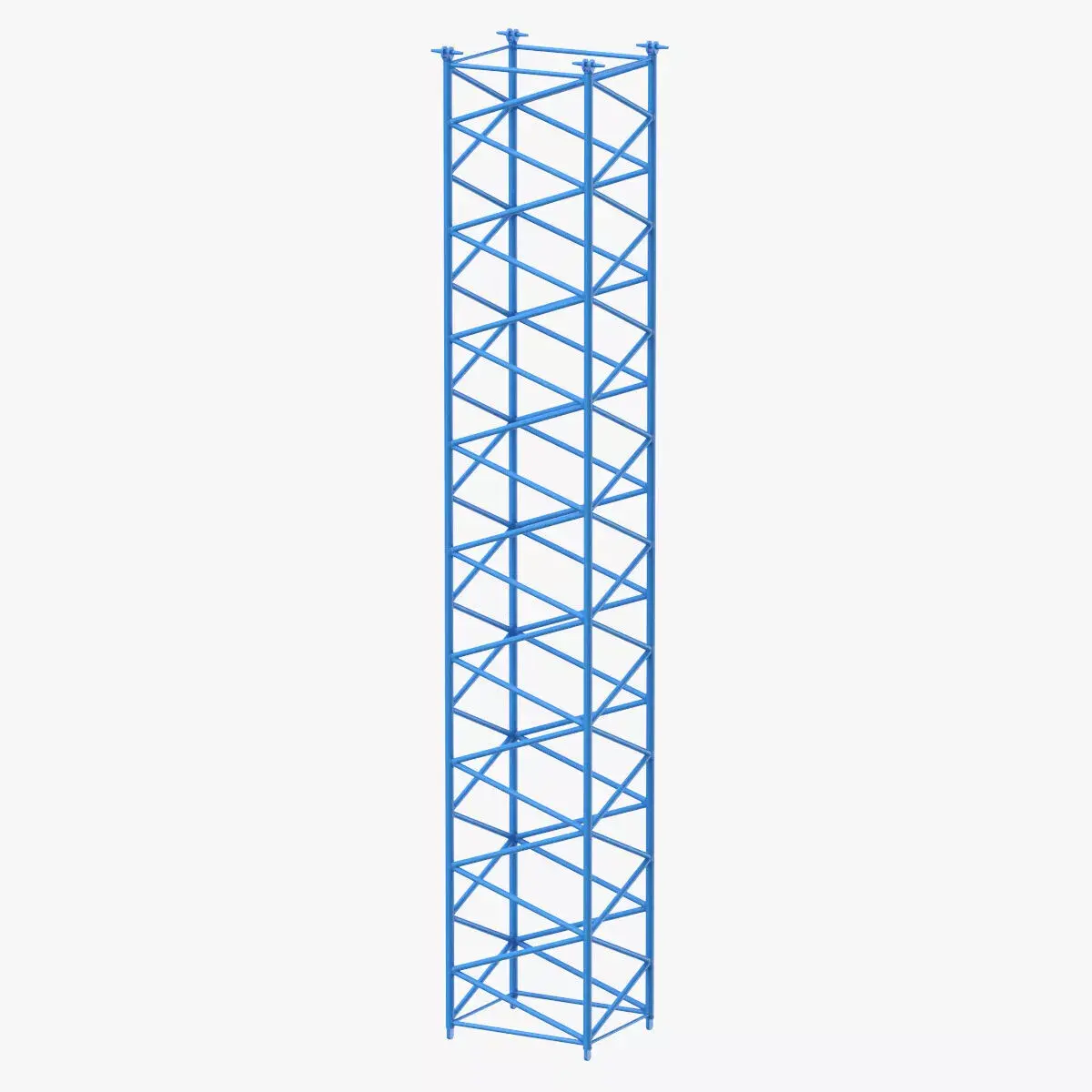 Crane F Intermediate Section 12m Blue1 3D model