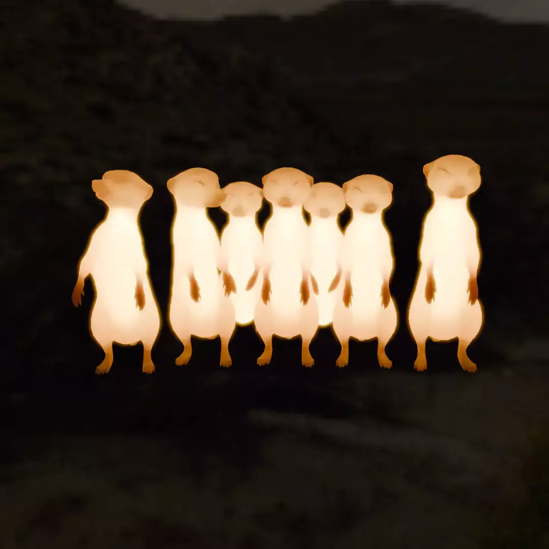 Indirect Lighting for Meerkats 3D model