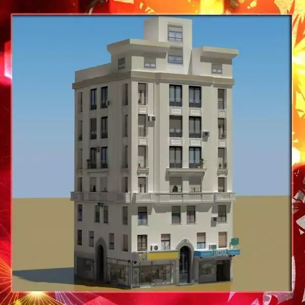 Building apartment 3D model