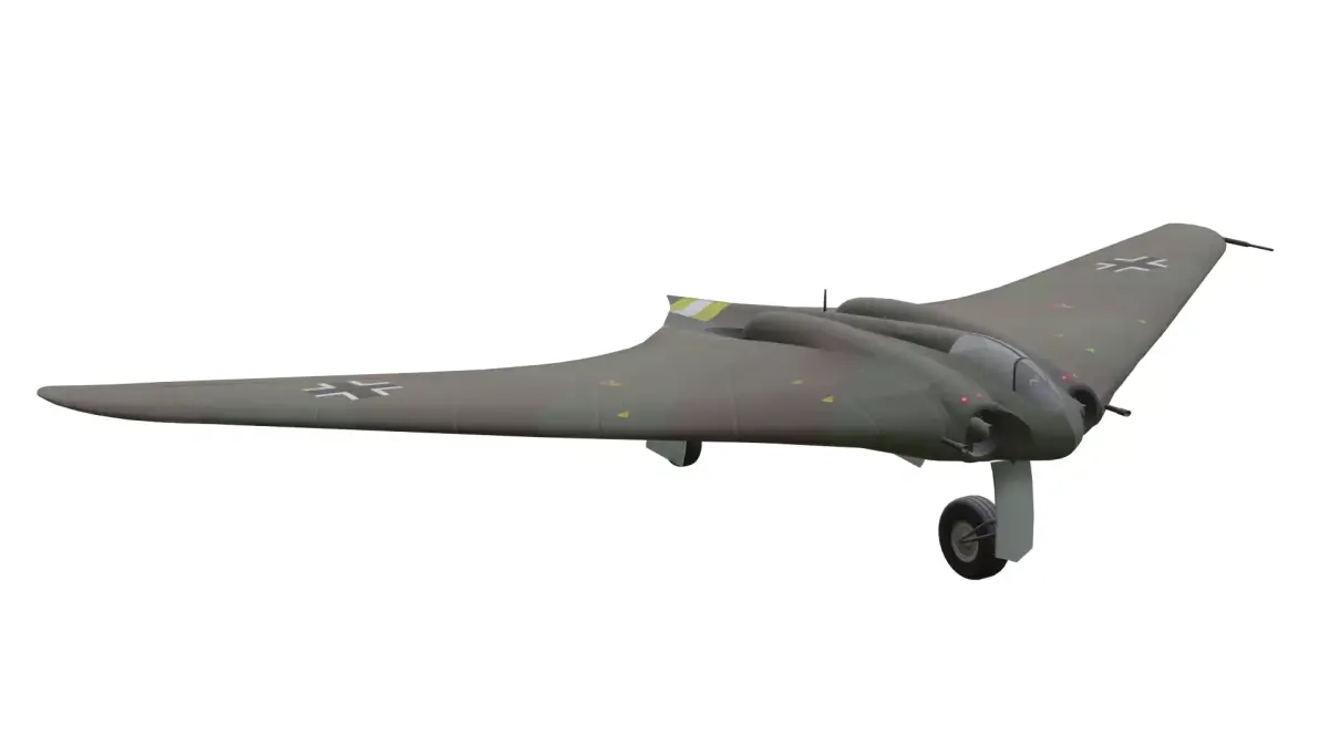Horten Ho IX Low-poly 3D model purchase