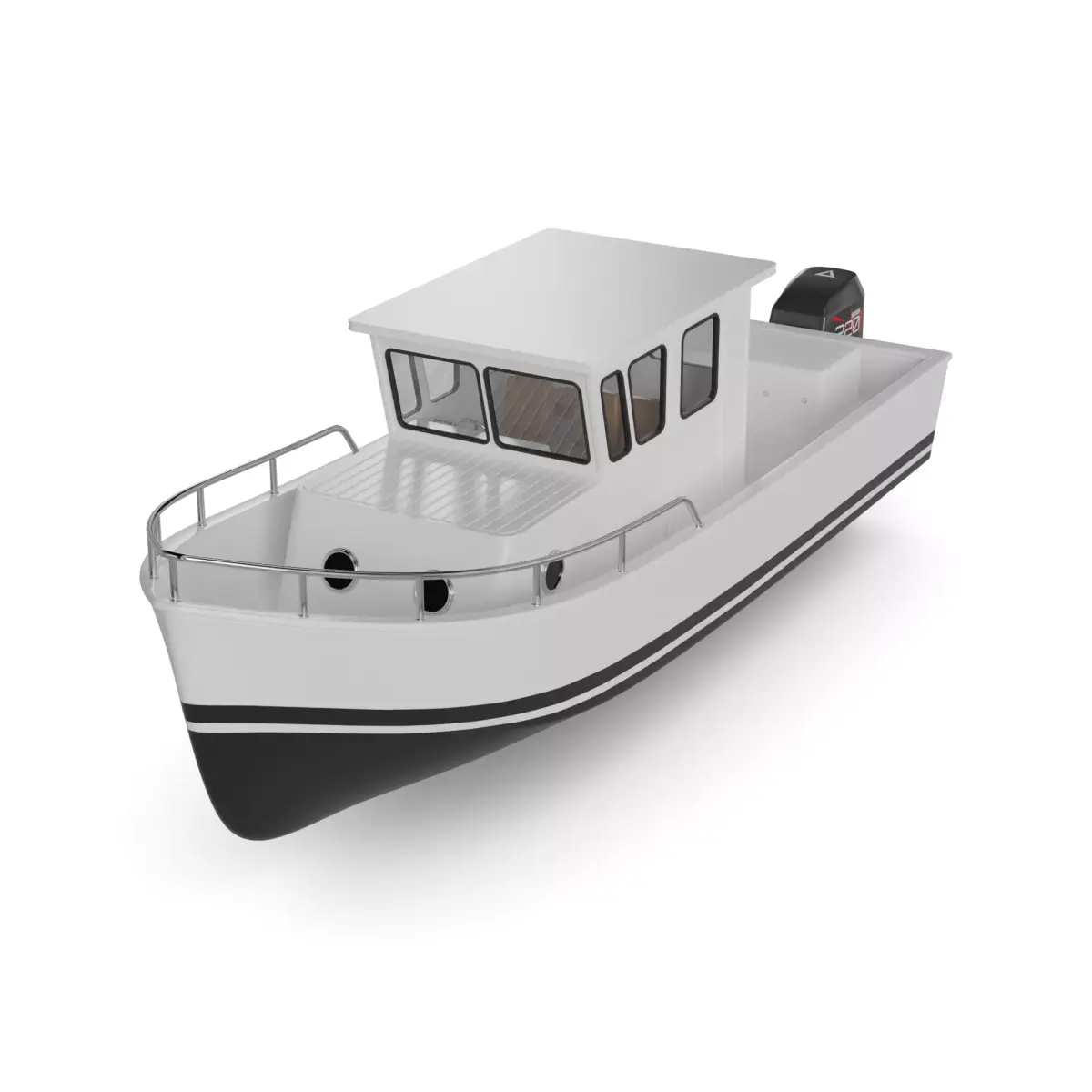 Motorboat 3D model