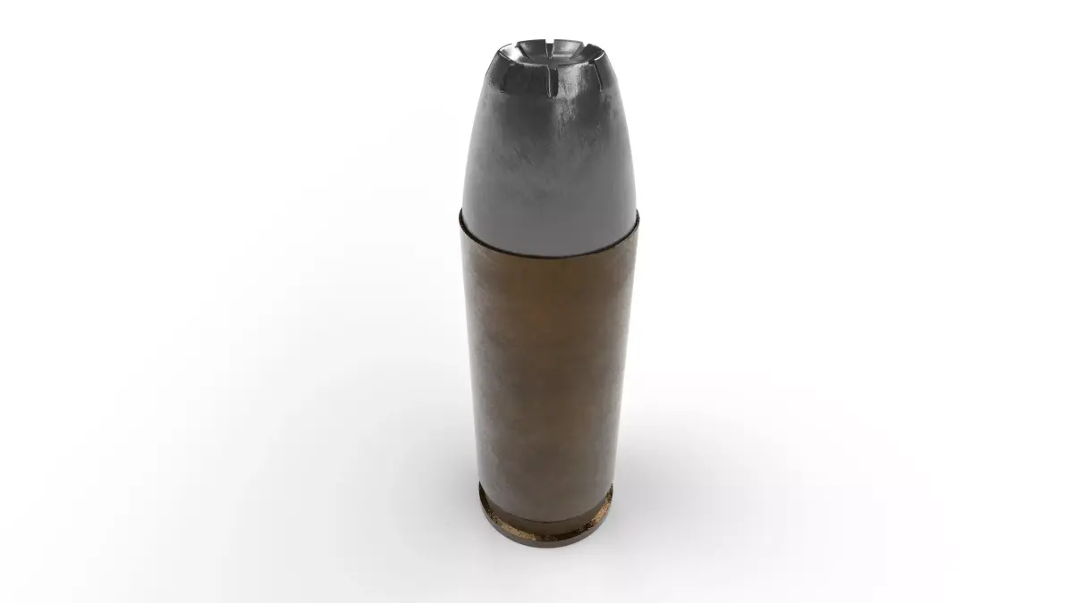 Modern Bullet Low-poly 3D model
