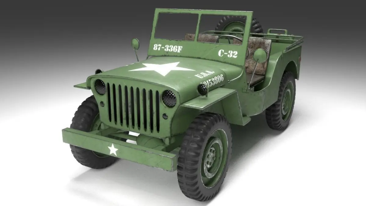 Jeep Willys Military  3D model