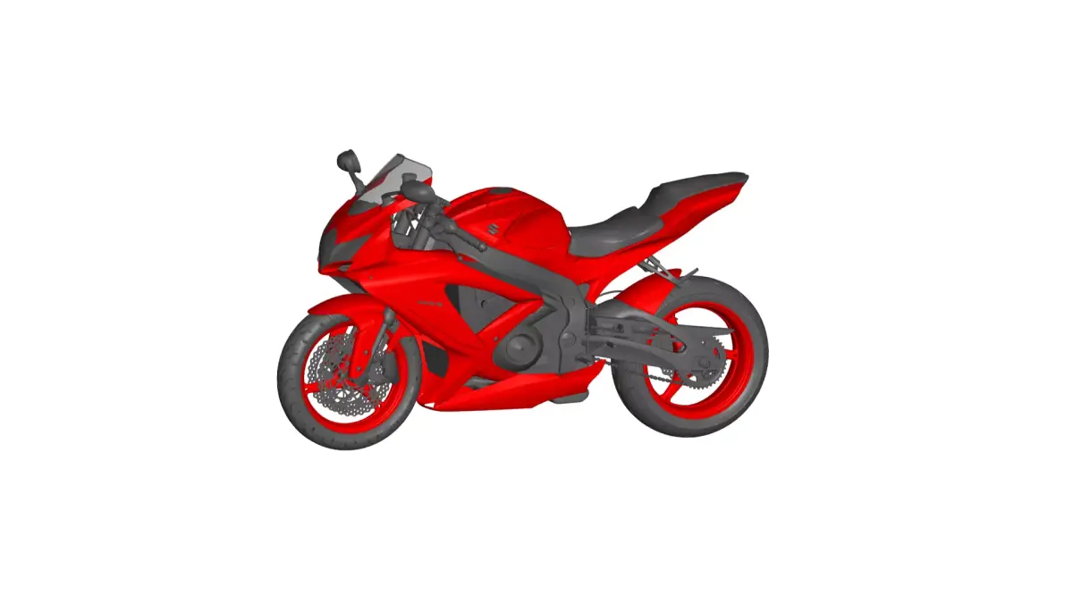 Suzuki GSX 750 3D model
