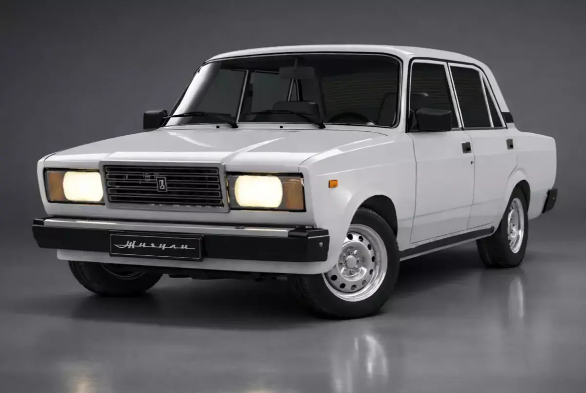 VAZ 2107 Classic Car High Poly  3D model
