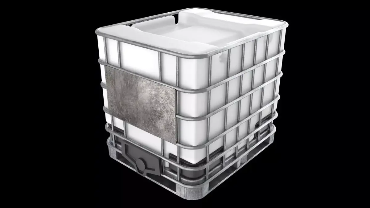WEE Recycling Bins Plastic 3D model
