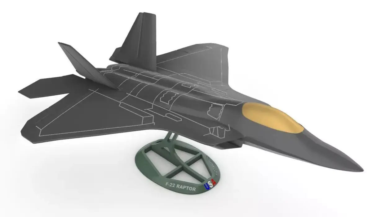 F-22 RAPTOR 3D print model