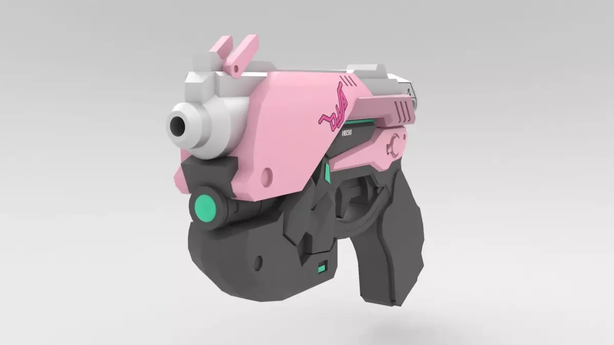 DVa Light Gun 3D model