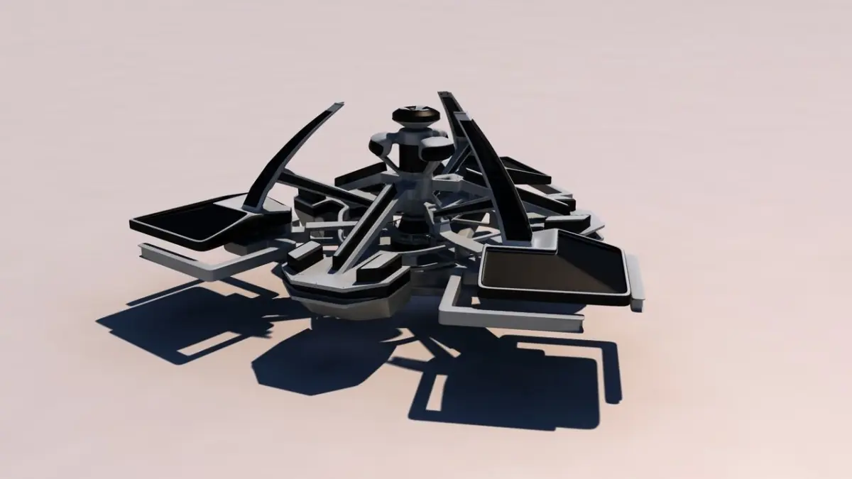Atlantis city ship 3D model