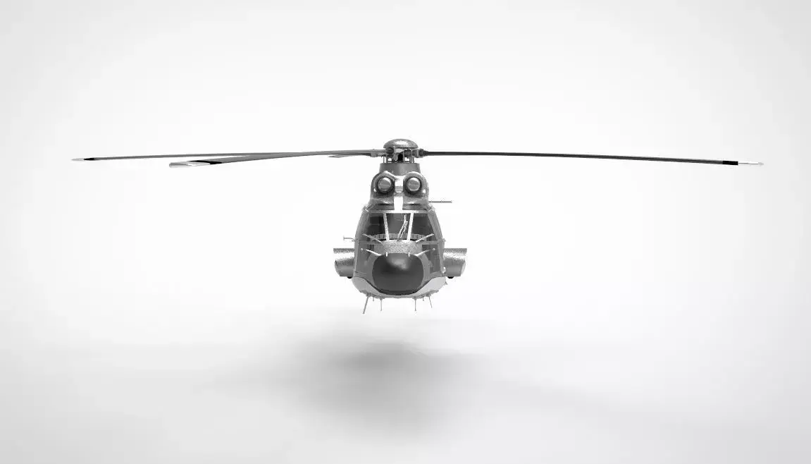 Airbus Helicopters H225 Super Puma 3D model