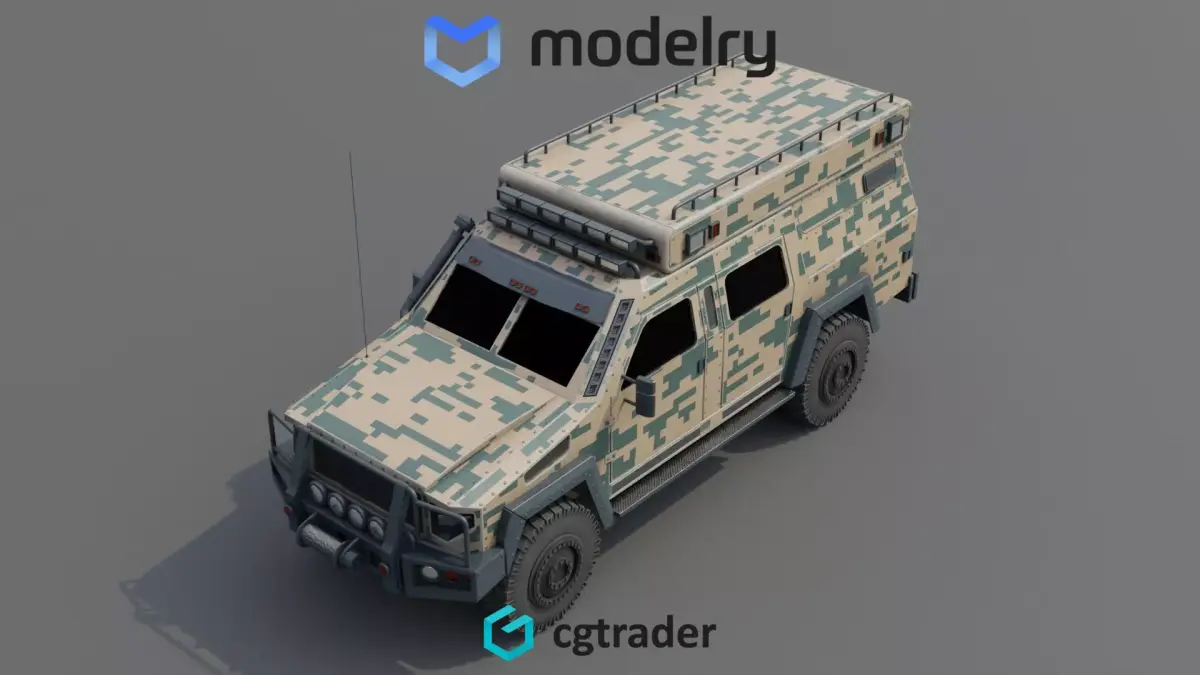 Ambulance 3D model purchase