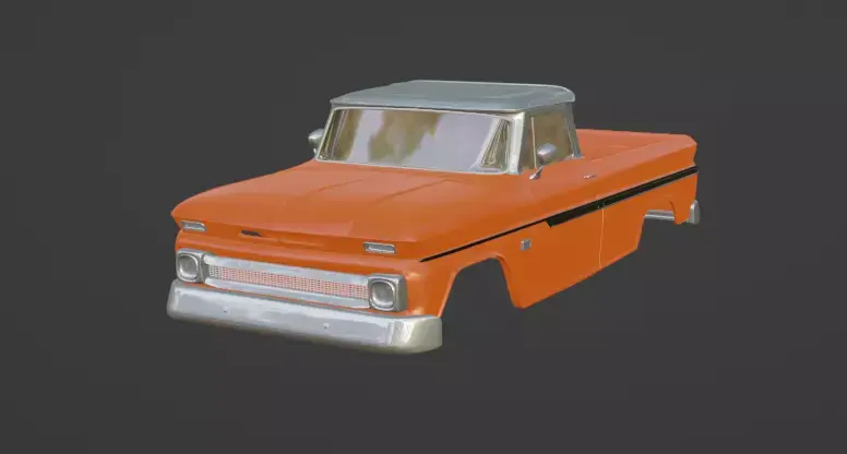 Chevy c10 F 1966 truck  3D print model