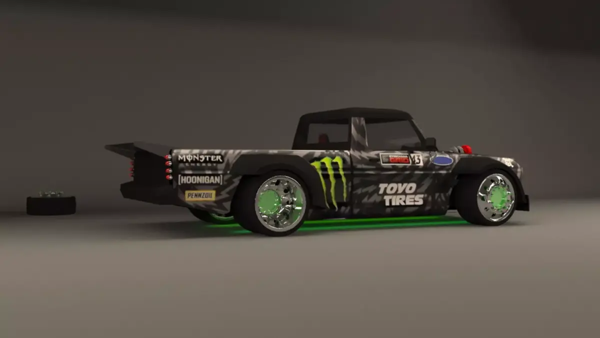 turbo truck 3D model purchase