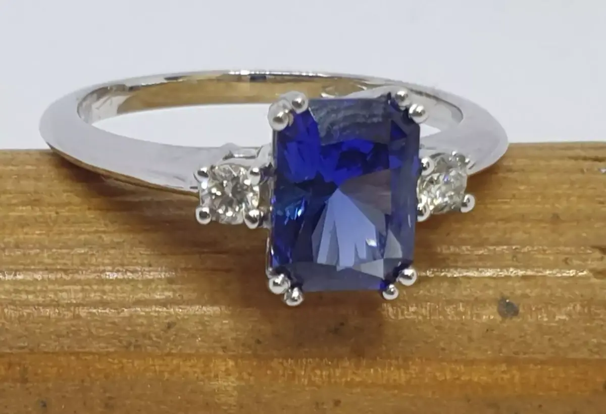 three stone ring 3D model