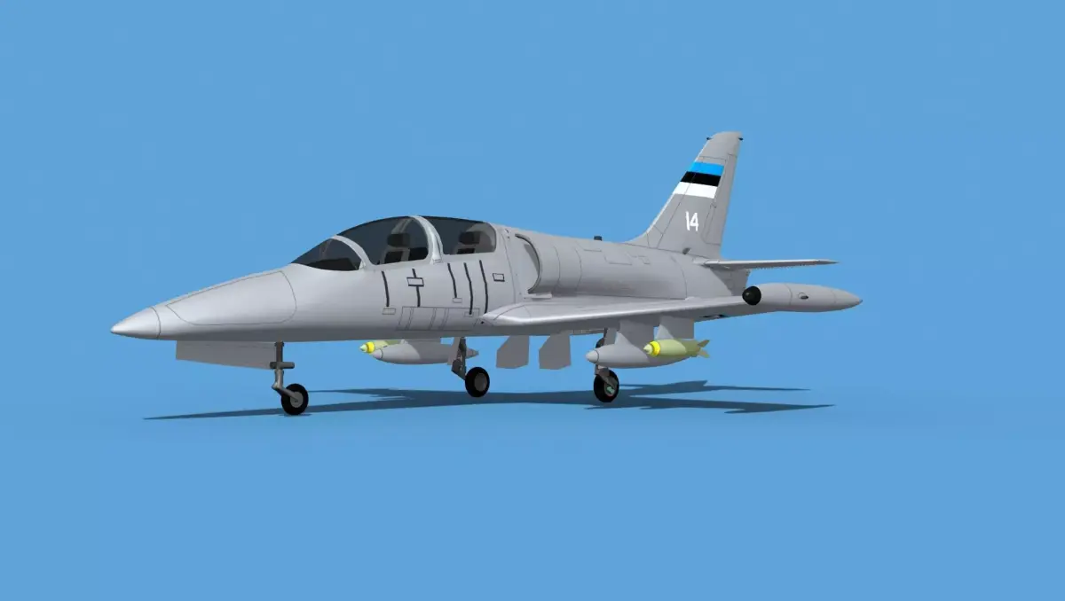 Aero Vodochody L-39C Albatross Estonia 1 3D model