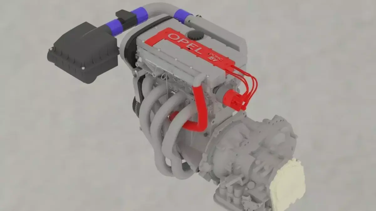 C20XE Inline 4 Engine NA 3D print model purchase